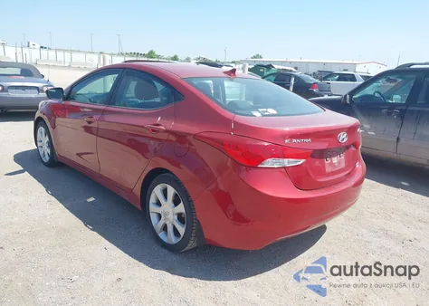 2012 Hyundai Elantra Limited (Ulsan Plant) из США, поврежденный, VIN KMHDH4AE8CU449009